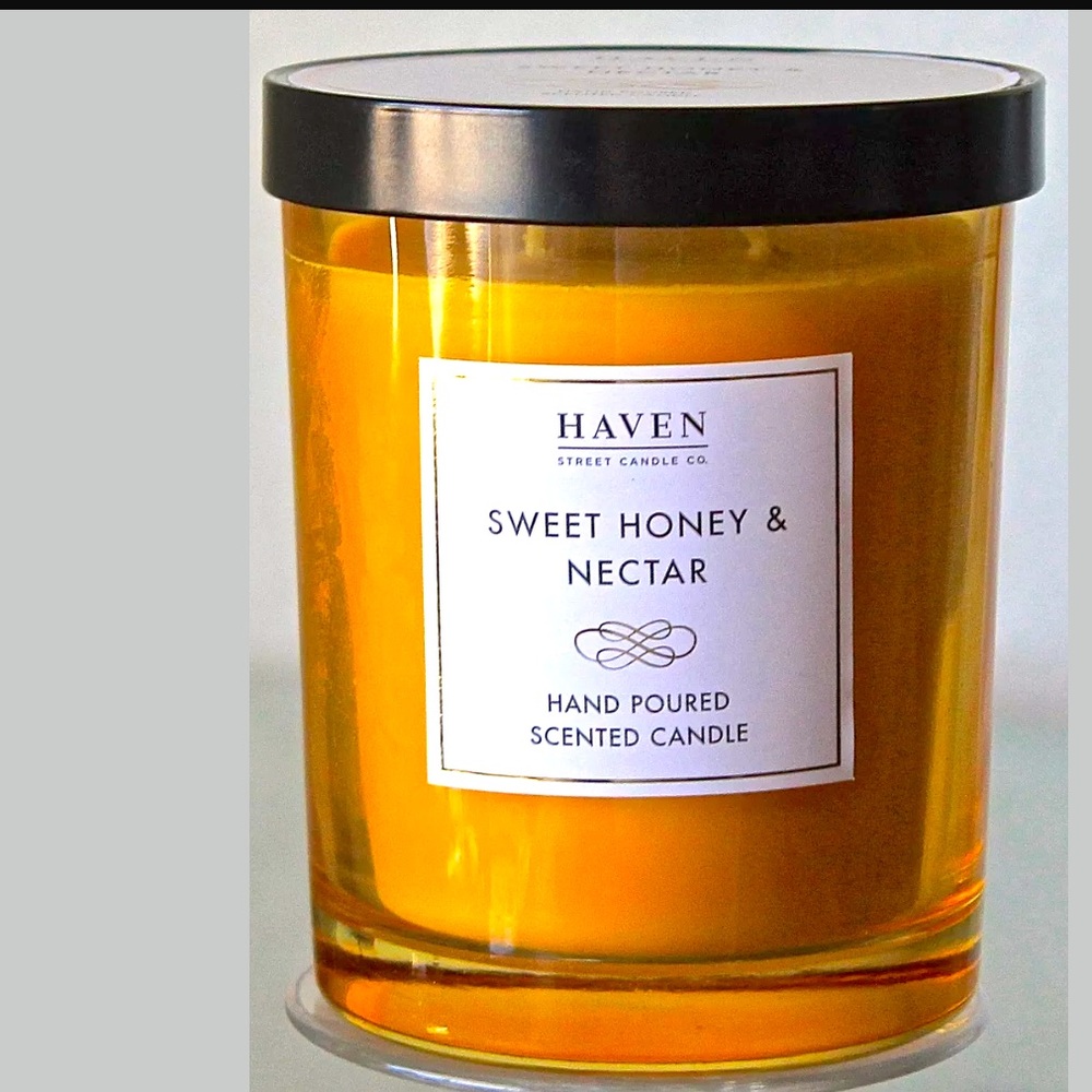 HAVEN STREET CANDLE SWEET HONEY NECTAR RICH SCENT NEW